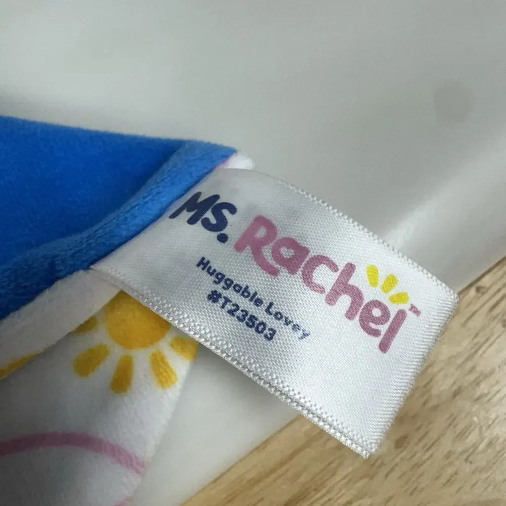Ms. Rachel Huggable Lovey Plush Toy Soft Blue Pink